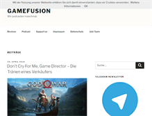 Tablet Screenshot of gamefusion.de